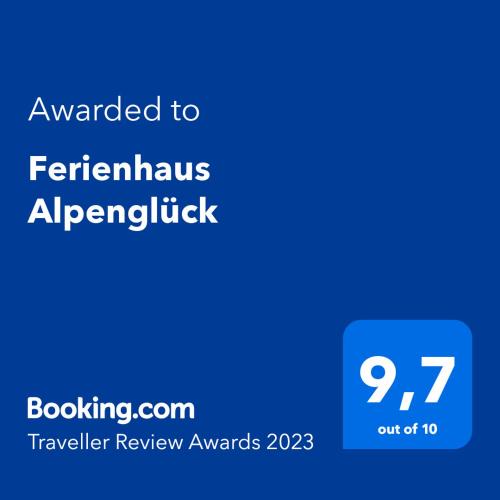 Weissenbach am Lech House | Ferienhaus Alpenglück