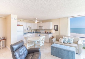 Beachfront Condo At Bargain Price! Resort Heated Pool! Tennis Courts! Million Dollar View! in Fort Myers Beach
