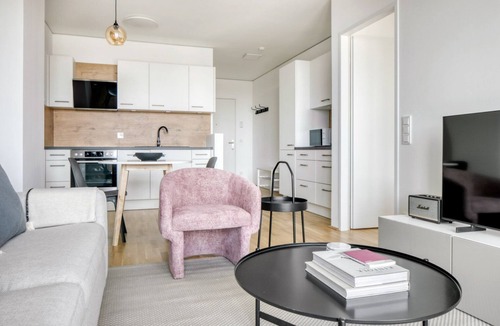 Vienna Apartment | 1BR w/Balcony, Ideal view over Vienna, nr U2 Donaumarina, by Blueground