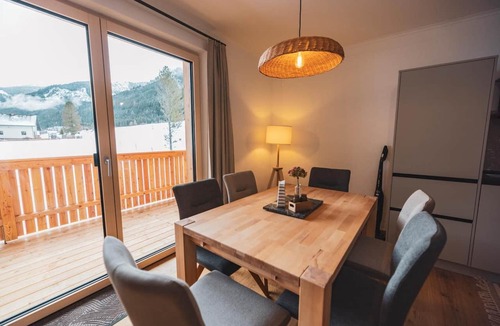 Donnersbachwald Apartment | Apartment 'Der Sagbauer Top 3' with Mountain View, Balcony and Wi-Fi