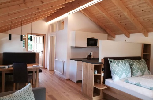 Seeboden House | Doppelzimmer mit Balkon Haus Frühauf - Mörtbauerhof und Haus Frühauf