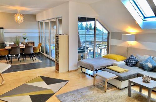 Steinbach am Attersee Apartment | FeWo Atterseeperle - 80m2 mit See- und Gebirgsblick