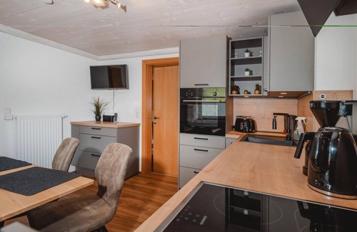 Rain Apartment | Pletzenauer Vacation Rental - Apartment/Living Room/Kitchen/2 Bedrooms/Shower, Toilet