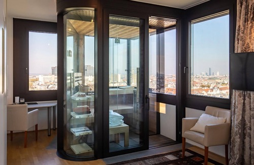 Josefstadt Apartment | Skyflats Vienna City View mit Panoramablick