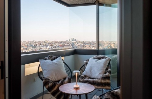 Josefstadt Apartment | Skyflats Vienna City View mit Panoramablick
