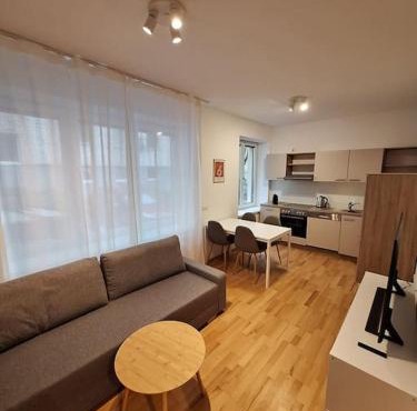 Central apartment with terrace and parking space