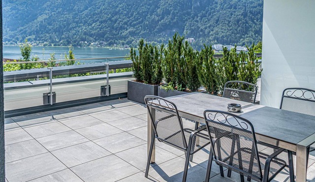 Ferienwohnung mit Seeblick