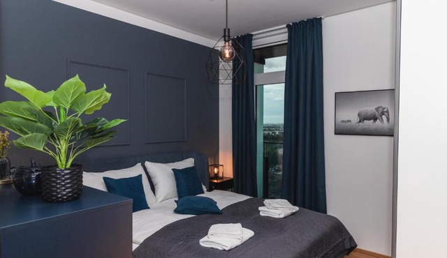 Great apartment with view and heated rooftop Pool