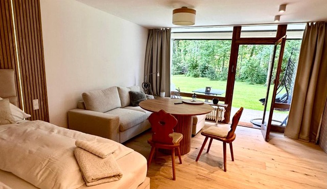 Grubhof Schlosspark, Apartment mit Indoor Pool und Garten