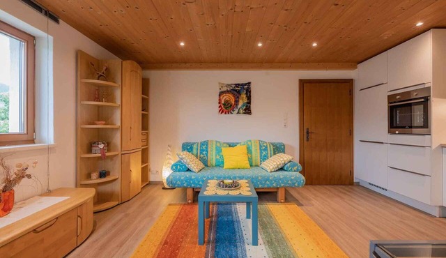 Vacation apartment Serlesblick with direct access to the ski slope, WLAN and terrace
