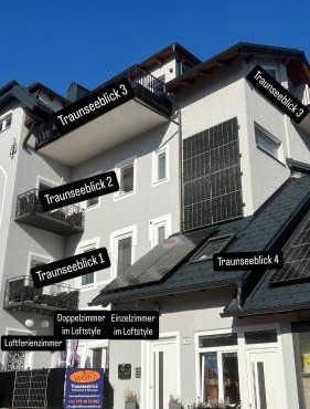 Wolfis Traunseeblick - mit Klimaanlage u kostenlosem Parkplatz direkt an der Unterkunft