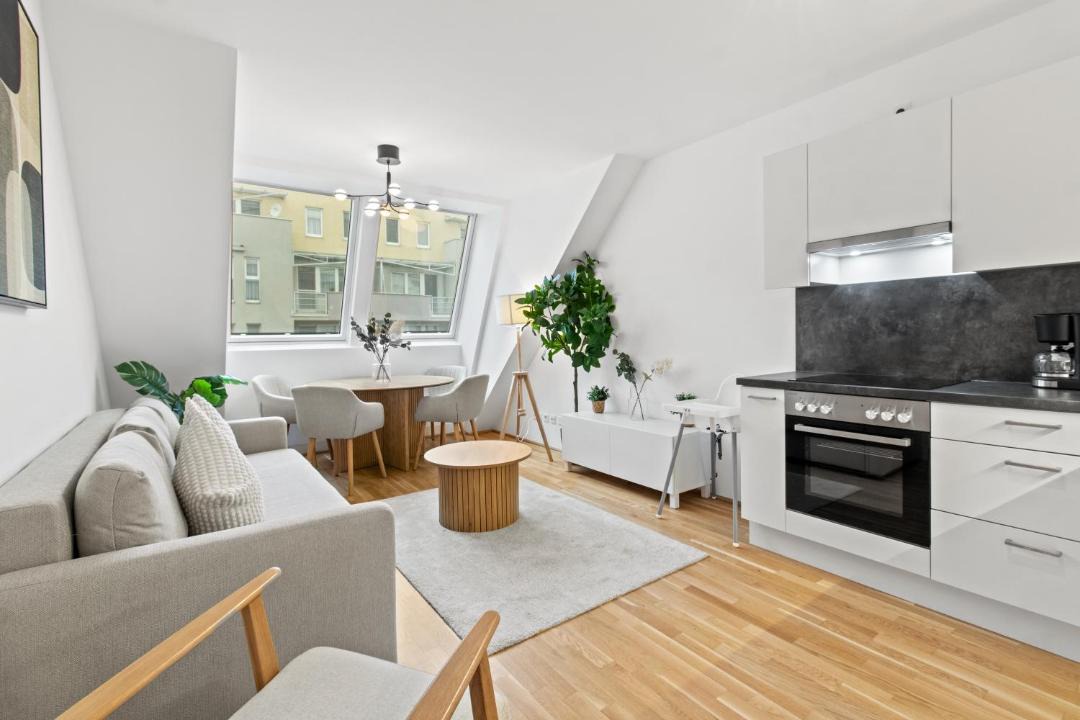 Donaustadt Apartment | U1 Metro Nearby - 1-BR - fast Wi-Fi
