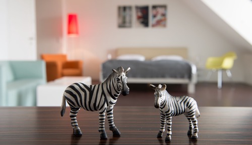 Penthouse, Terrace, City View (Zebra)