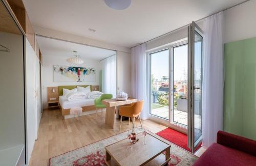 Leopoldstadt Apartment | Skyflats Vienna Ring View