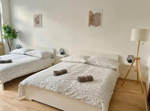 110 m2 Sunny & Central Apartment with Free Parking